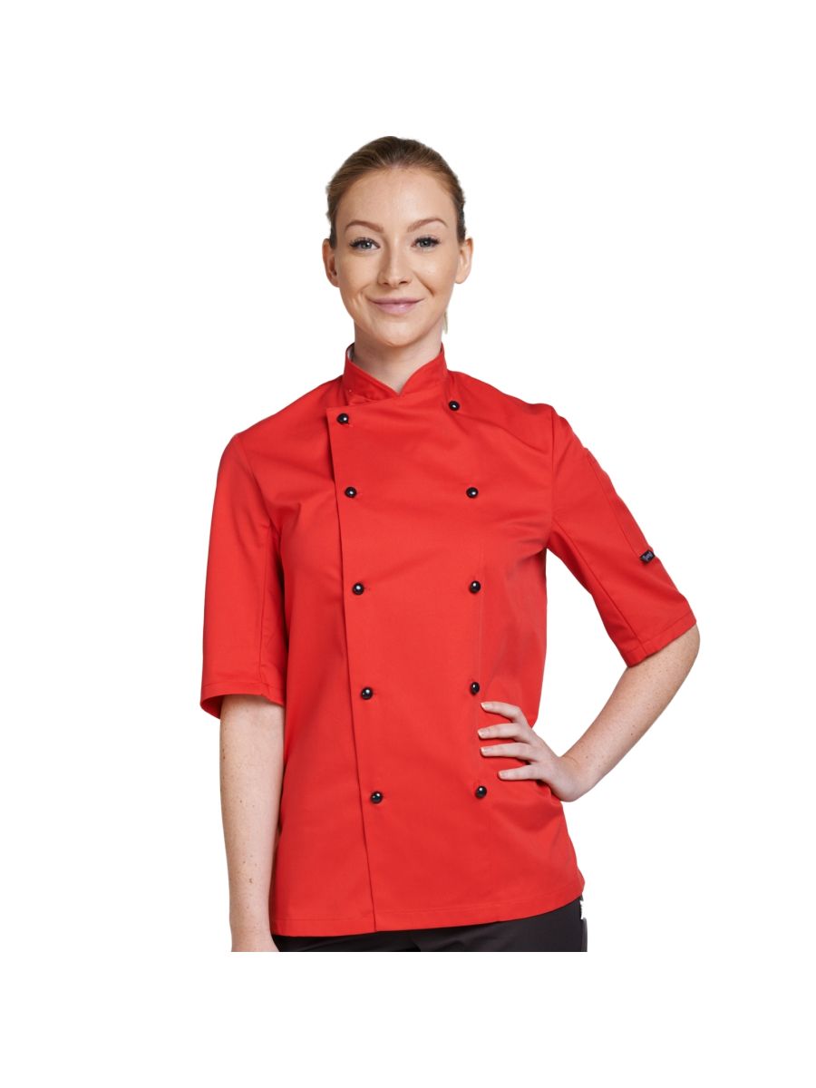 Dennys Technicolour Short Sleeve Chef Jacket