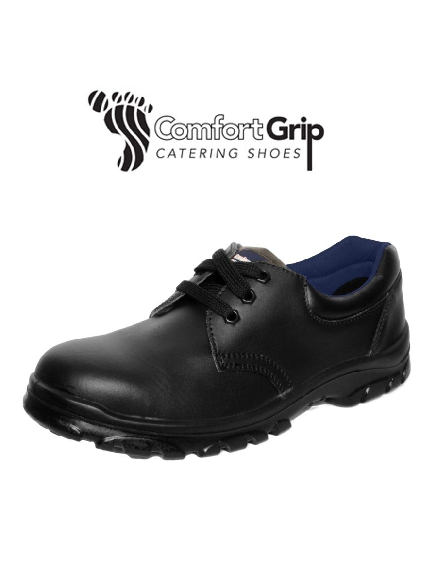 Comfort Grip lace-up safety shoes