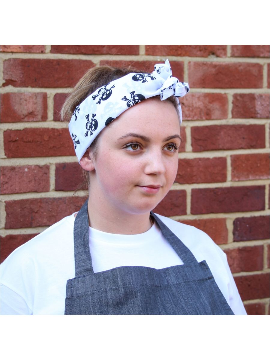 Le Chef Cotton Patterned Headscarf