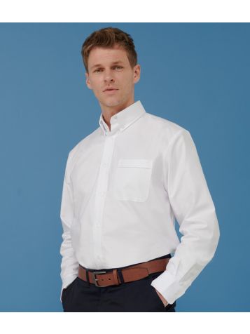 Henbury Long Sleeve Classic Oxford Shirt